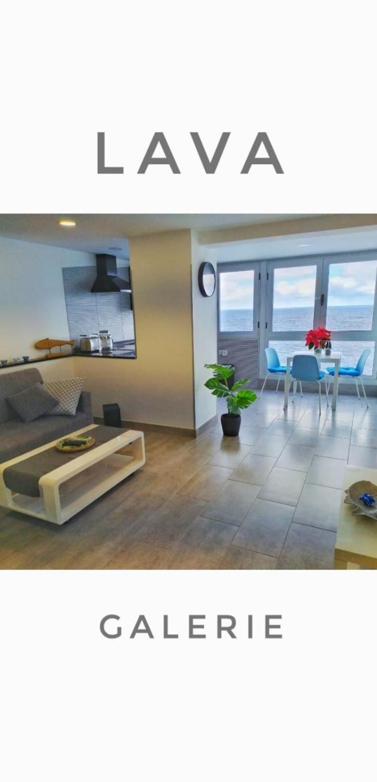 Lavagalerie Meeresblick 1 Reihe Los Realejos Exteriér fotografie
